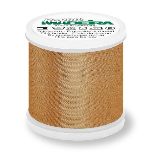 Madeira Rayon 40 machine embroidery thread 1000m spool color 1126 tan